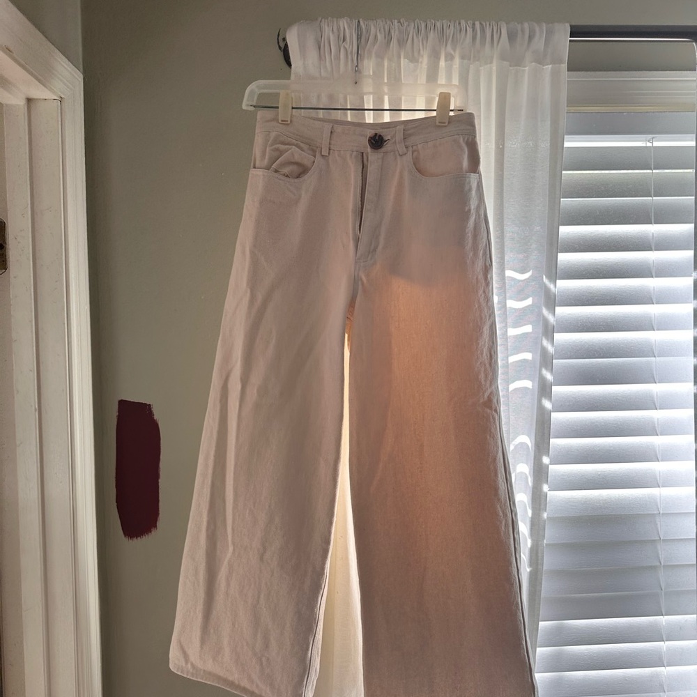 Cream Pants & Jumpsuits - Picture 2 of 4